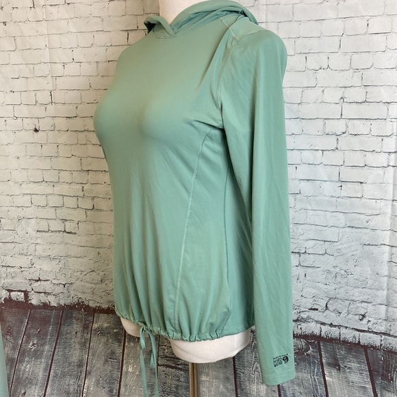 Mountain Hardwear Crater Lake Long Sleeve Sun Hoody Sz XS Granola Scandi Girl - Picture 13 of 16